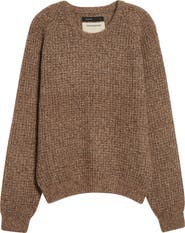 FRENCKENBERGER Waffle Stitch Cashmere & Silk Sweater