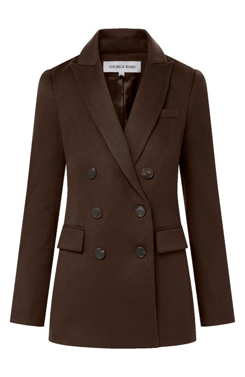 Veronica Beard Ellette Cashmere Dickey Jacket In Brown