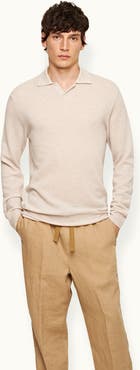 Orlebar Brown Bruno Cashmere Waffle Stitch Jumper