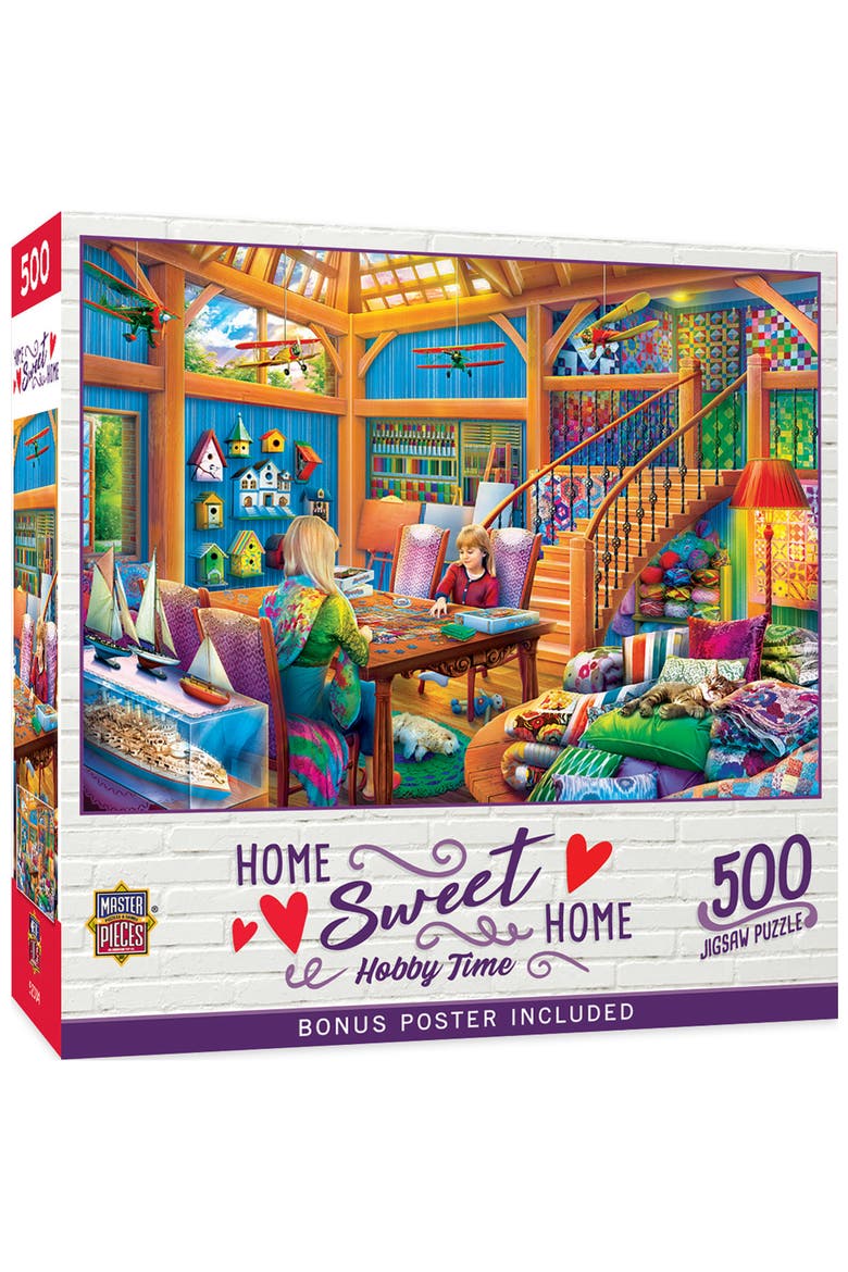 Hobby Time 500 Piece Jigsaw Puzzle, Main, color, Multicolor