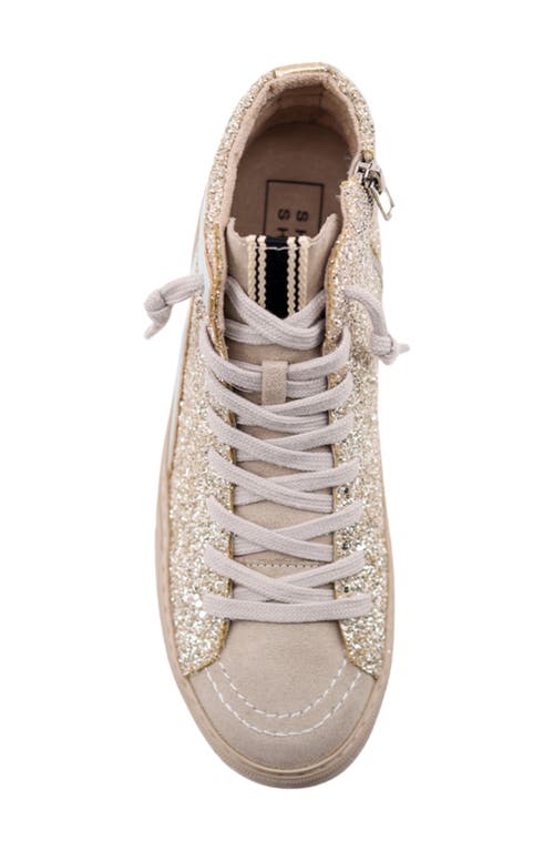 Shushop Rooney High-top Sneaker In Brown