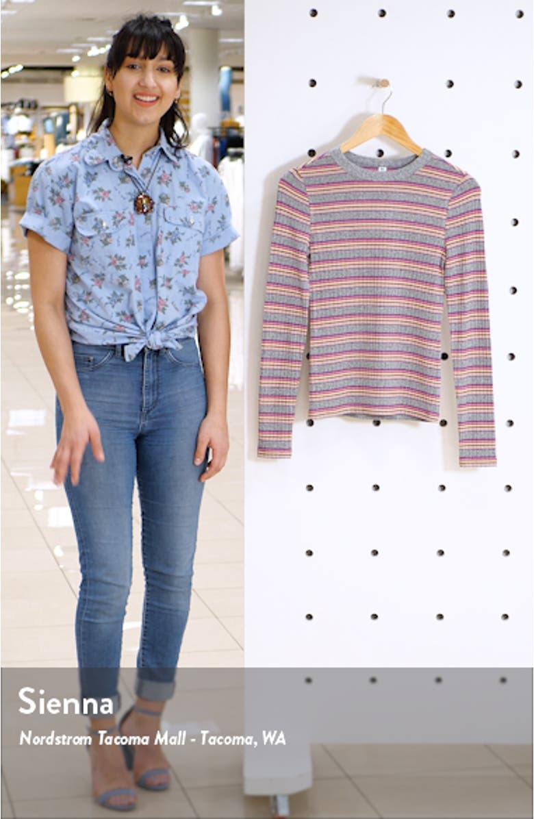 Long Sleeve Rib Tee, sales video thumbnail