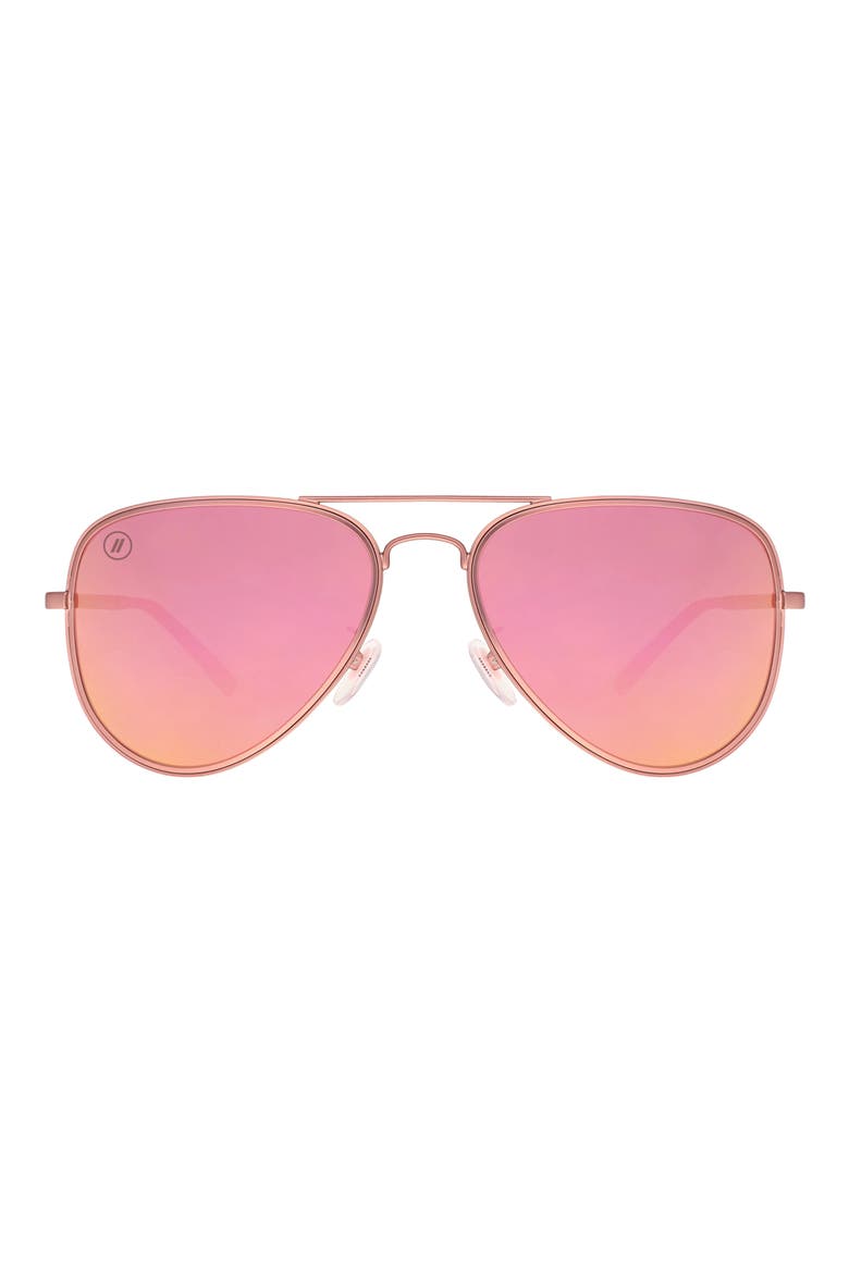 58mm A Series Polarized Aviator Sunglasses, Main, color, ASHLEY KIDD