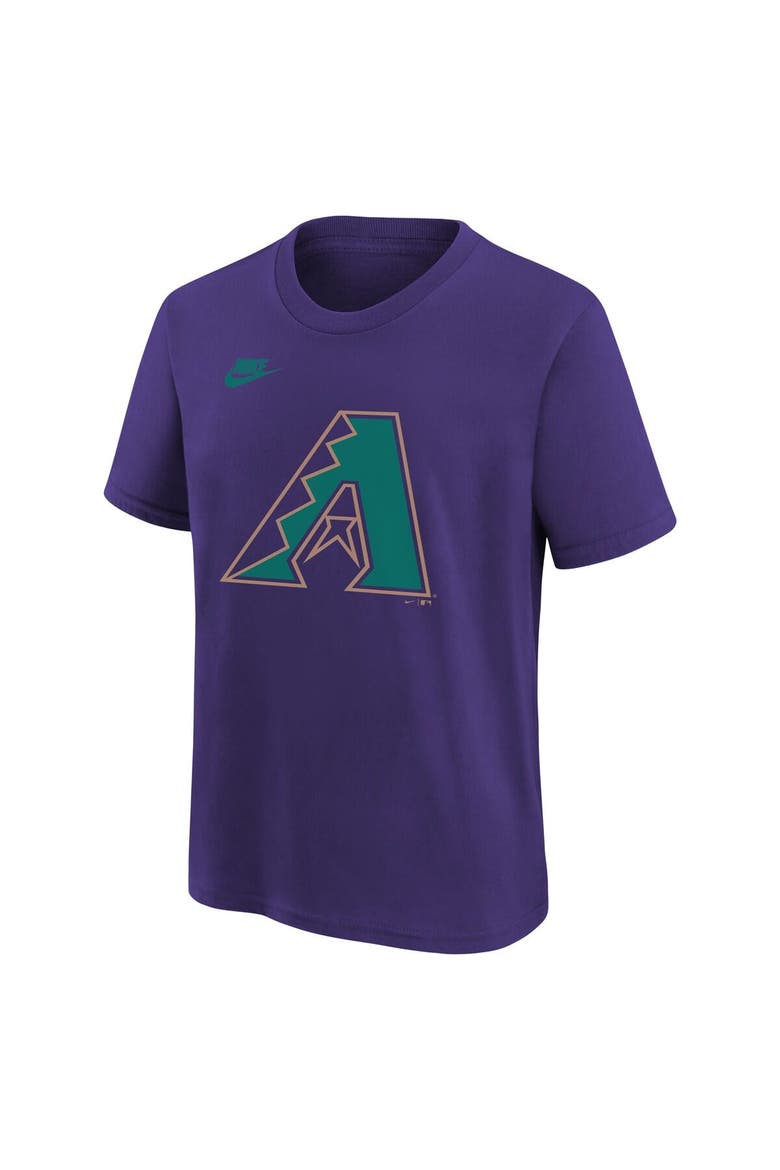 Youth Nike Purple Arizona Diamondbacks Team Logo T-Shirt, Alternate, color, Purple