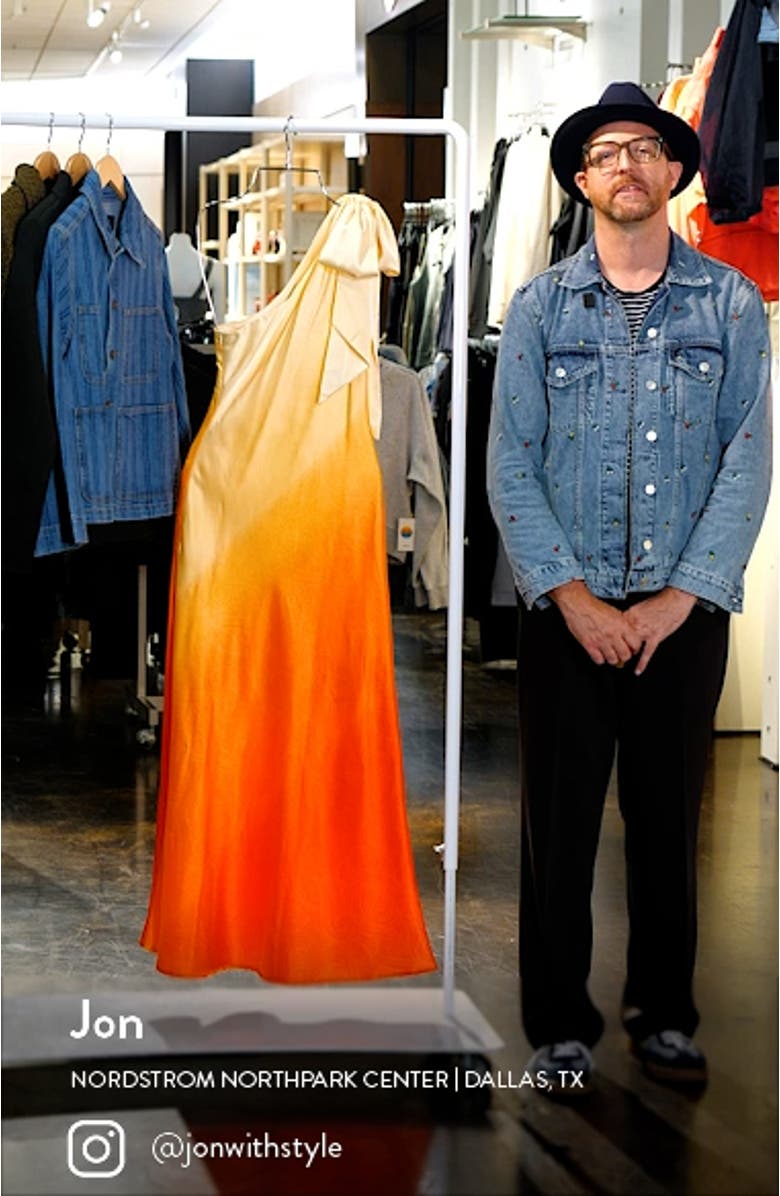 Glow One-Shoulder Maxi Dress, sales video thumbnail