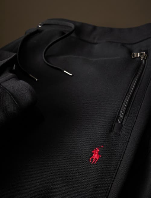 Polo Ralph Lauren Double-knit Mesh Track Joggers In Polo Black Multi