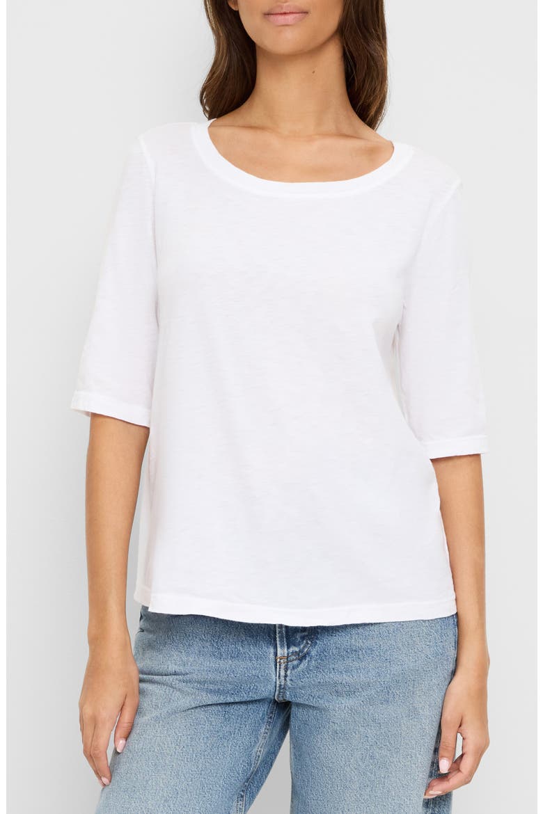 Swing Tee, Main, color, WHITE