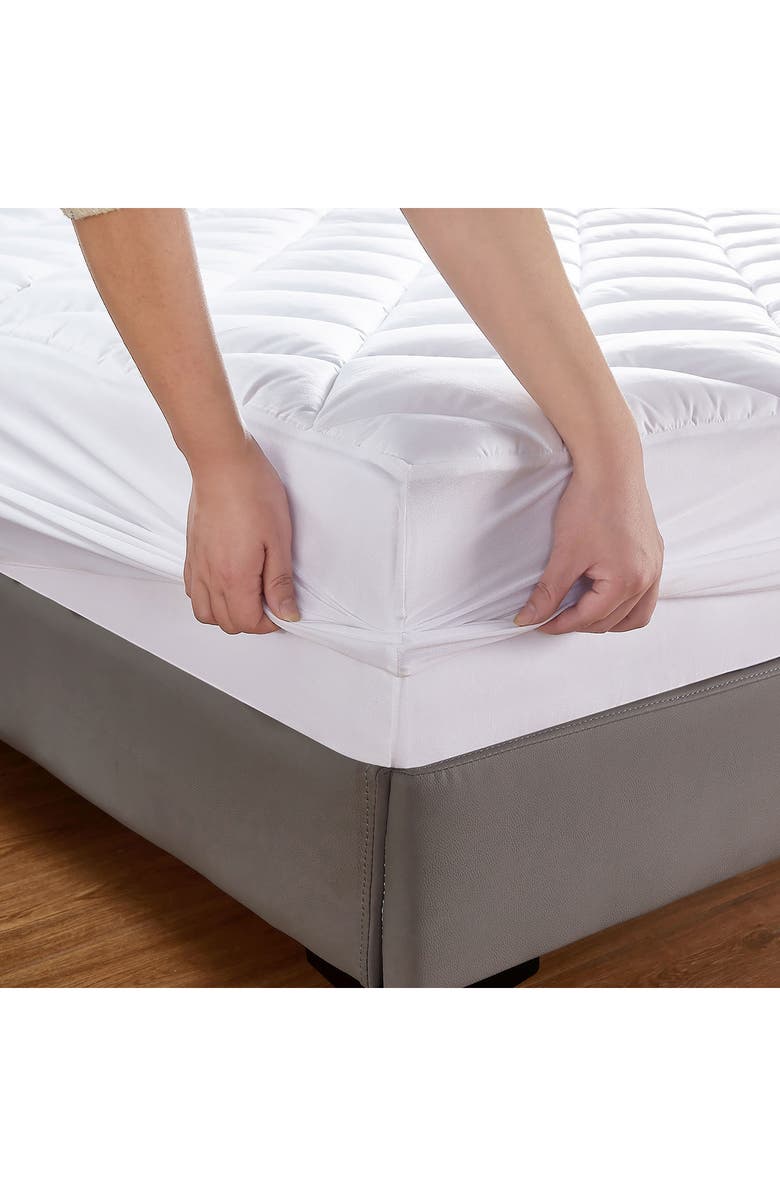 Allied Home Claritin Allergen Barrier Mattress Pad, Alternate, color, White