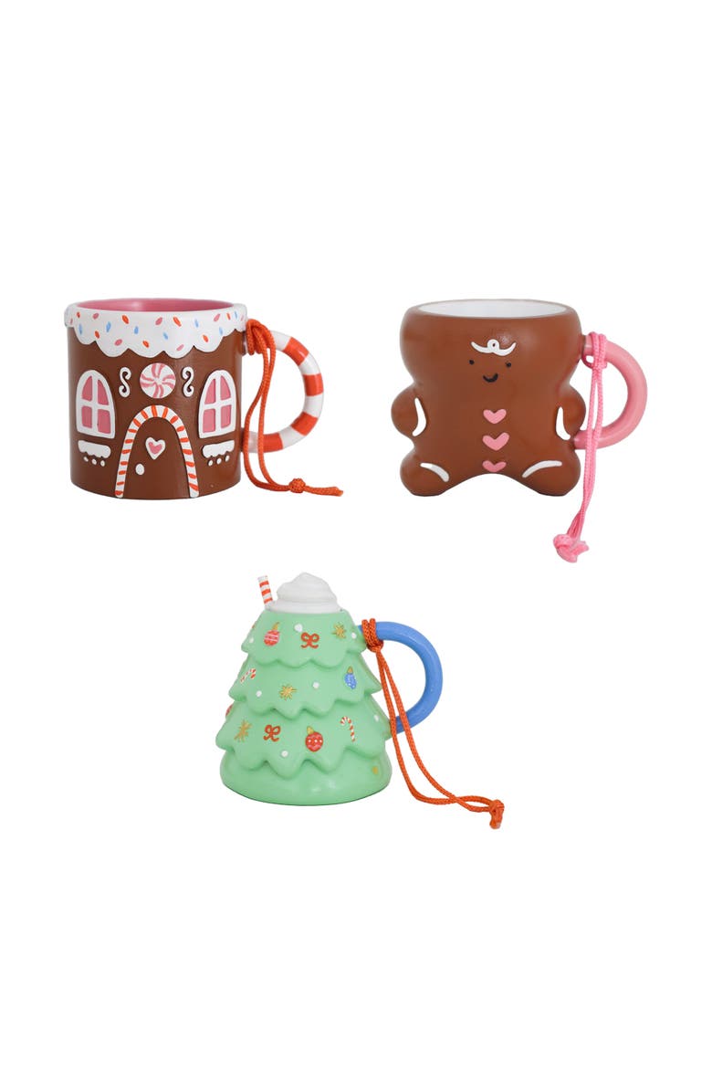 Daydream Society Baking Spirits Bright Mug Ornament Set, Alternate, color, Assorted Pre-Pack