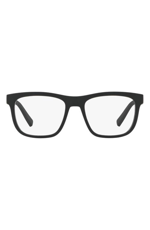 AX Armani Exchange 53mm Rectangular Optical Glasses in Matte Black  product