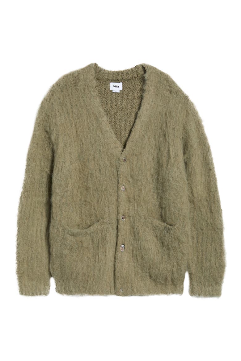 Patron Cardigan, Alternate, color, TEA LEAF