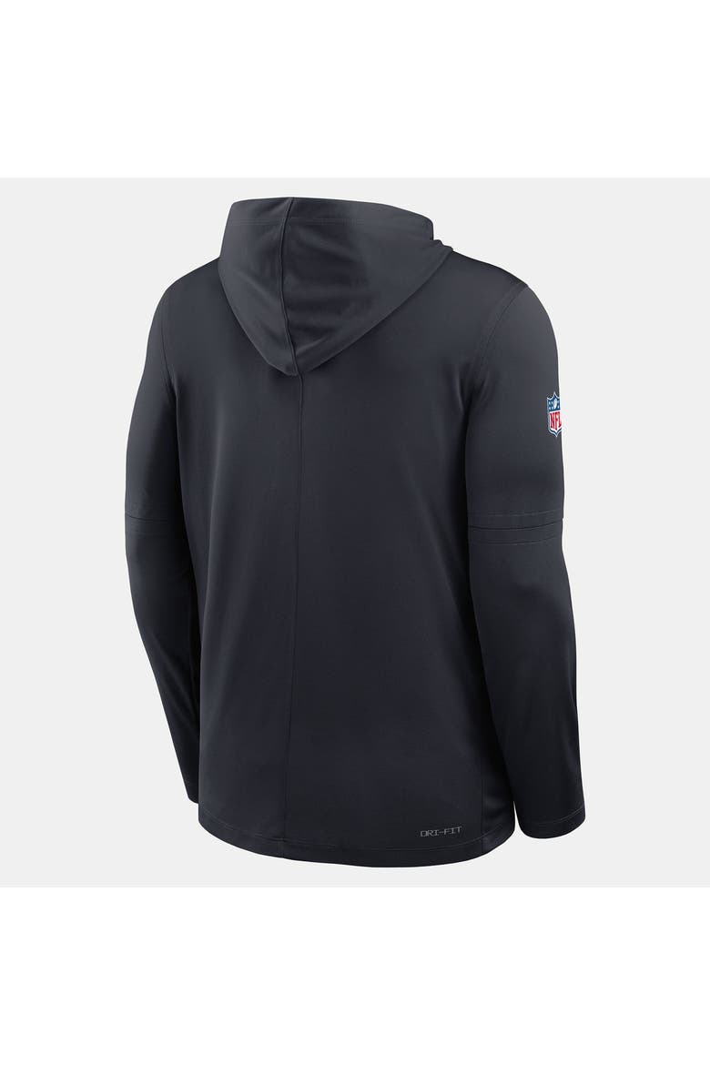 Men's Nike Navy Houston Texans Sideline Alternate Lightweight Long Sleeve Hooded Dri-FIT T-Shirt, Alternate, color, Navy