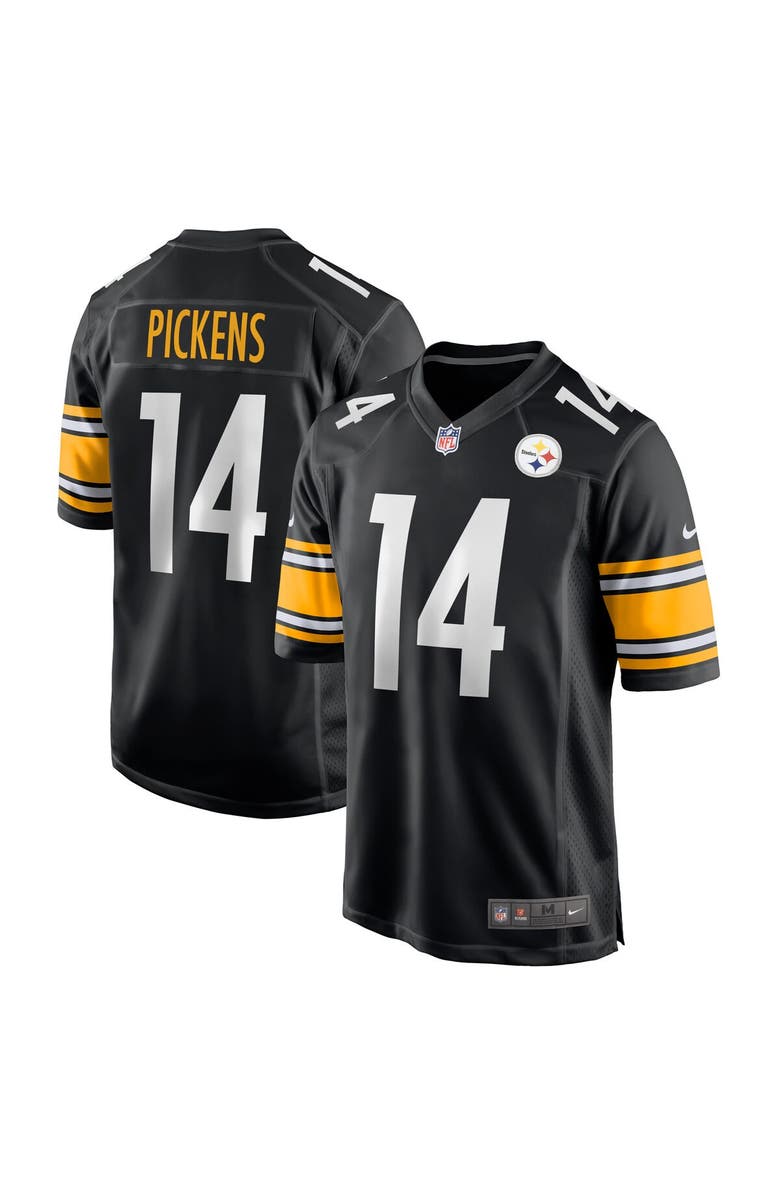 Nike Men's Nike George Pickens Black Pittsburgh Steelers Game Player Jersey, Main, color, 