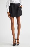 Dolce&Gabbana Virgin Wool & Silk Blend Gabardine Tuxedo Skirt