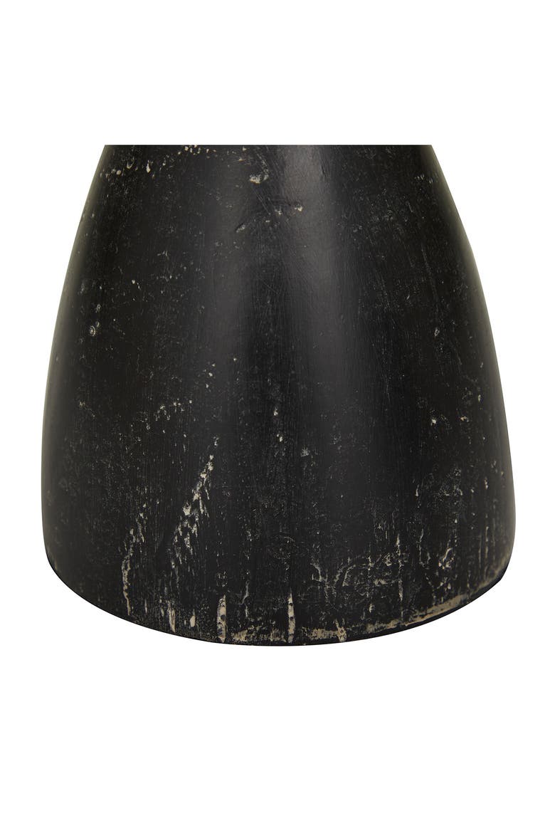 Black Wood Traditional Candle Holder - Set of 3, Alternate, color, BLACK