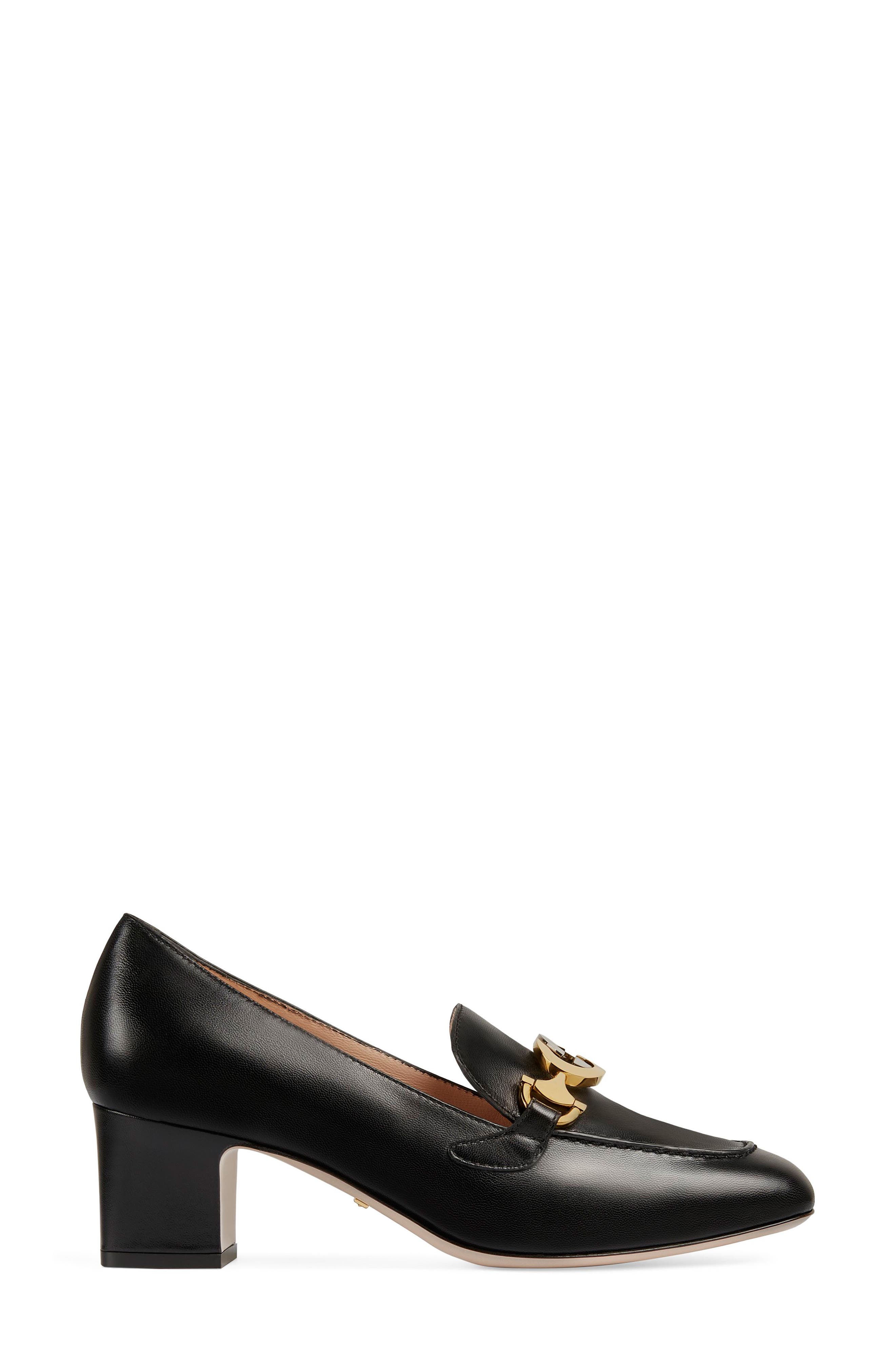 Gucci Loafer Pump, Alternate, color, 