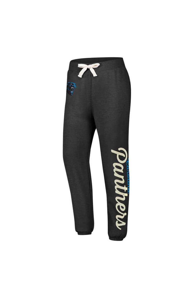 G-III 4HER BY CARL BANKS Women's G-III 4Her by Carl Banks Black Carolina Panthers Scrimmage Fleece Pants, Alternate, color, Black