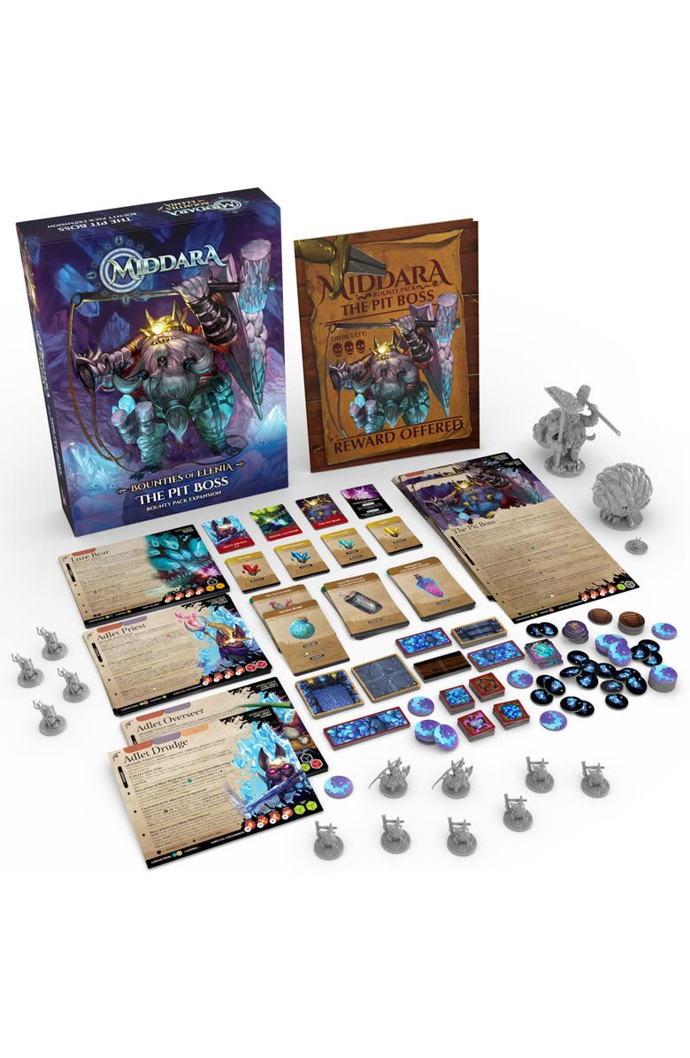 Middara The Pit Boss, Bounty Pack Expansion, 15 New Plastic Miniatures, Main, color, Multicolored