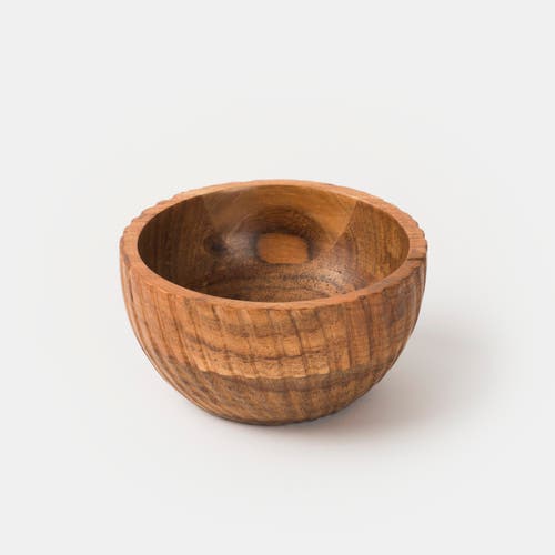 Mela Artisans Stria Acacia Wood Bowls