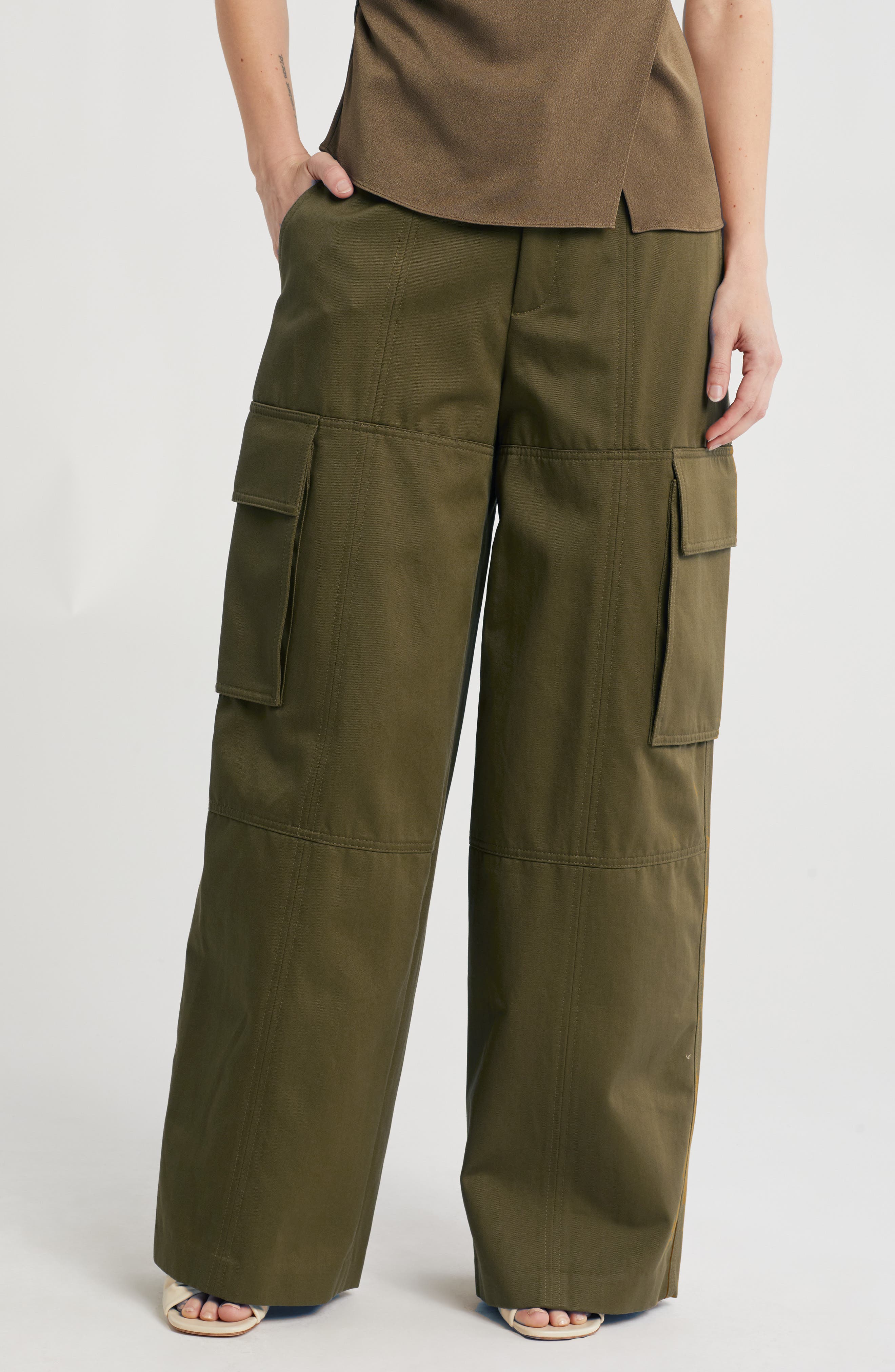 A.L.C. Hudson Wide Leg Cargo Pants