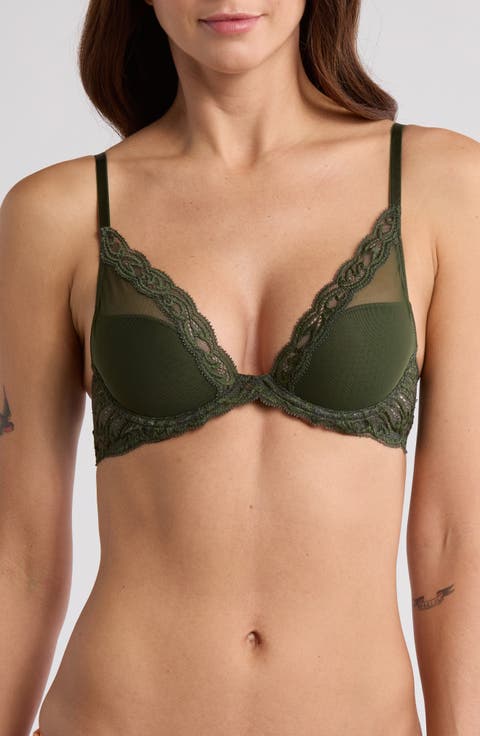 Feathers Plunge T-Shirt Basics Bra