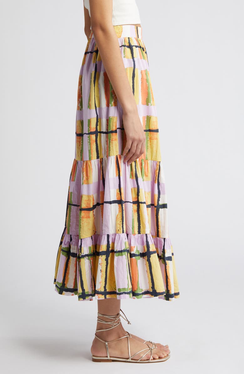 Cleobella Gayle Print Tiered Maxi Skirt, Alternate, color,