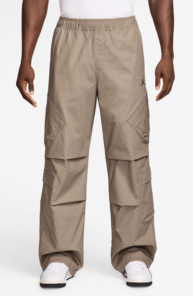 Jordan Flight Ripstop Utility Pants, Main, color, Khaki/ Black