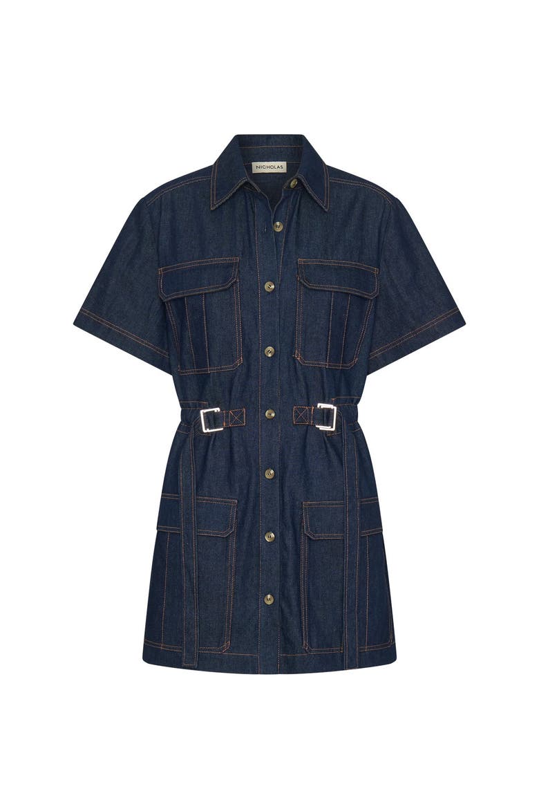 Rianne Dress, Alternate, color, INDIGO