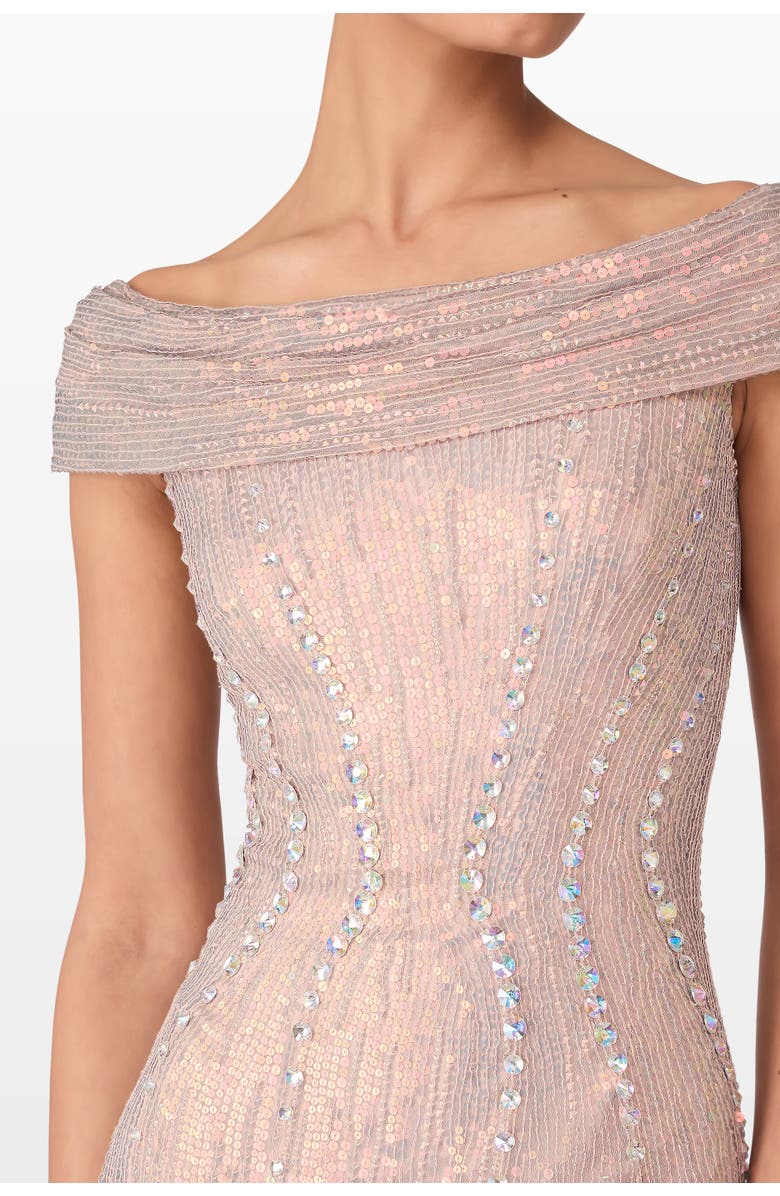 Jenny Packham Nile Dress, Alternate, color, Anemone