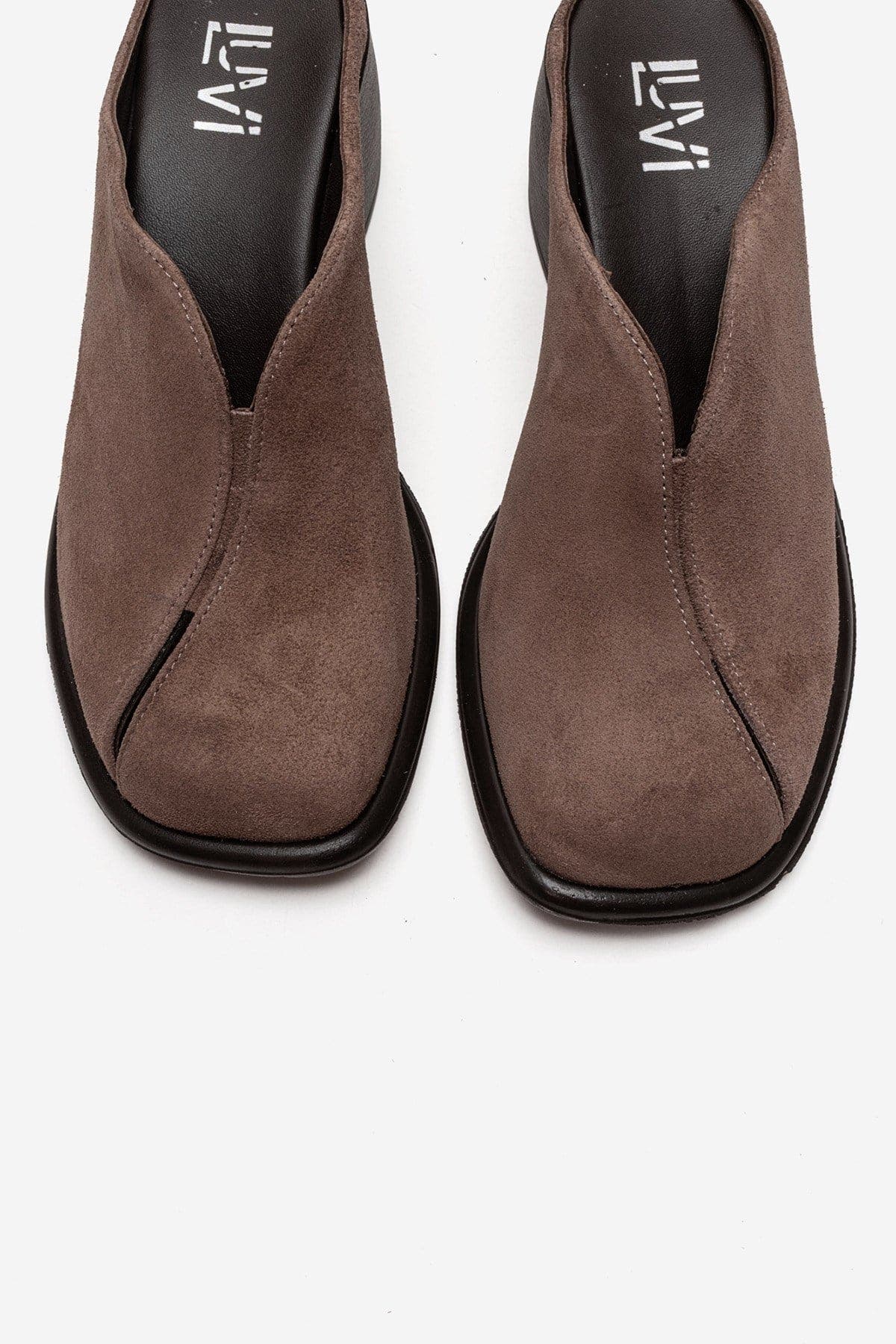 Ardent Leather Block Heel Mule, Alternate, color, Mink Suede