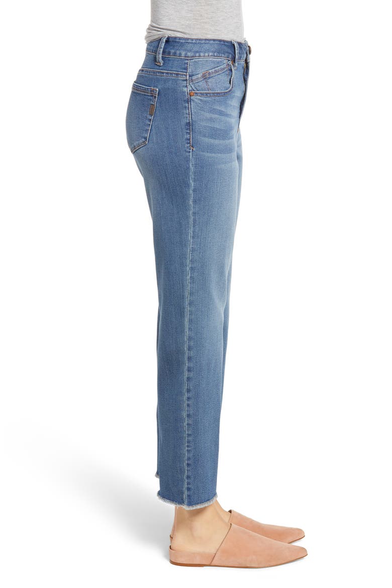 Ankle Straight Leg Jeans, Alternate, color, KORN LIGHT WASH