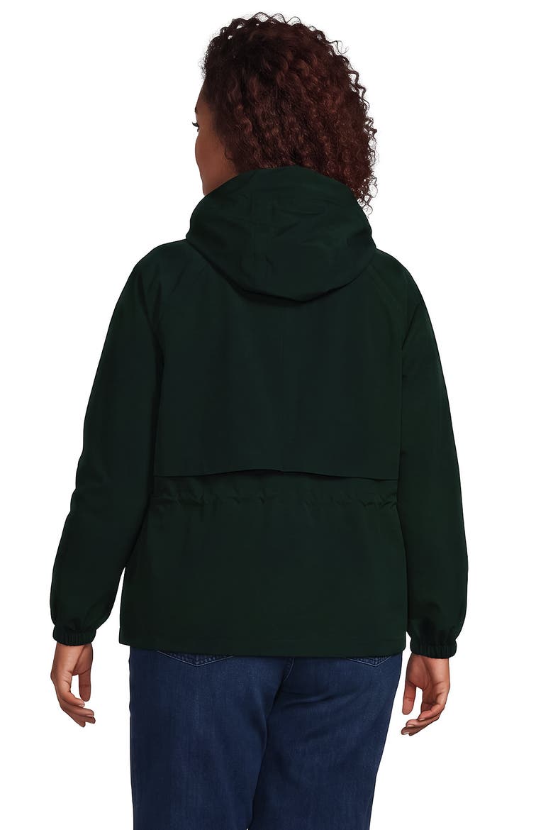 Plus Size Print Squall Packable Rain Jacket, Alternate, color, Woodland Forest