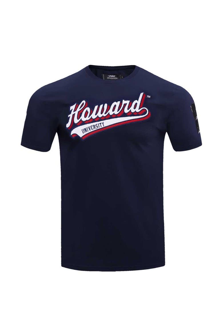 Men's Pro Standard Navy Howard Bison Script Tail T-Shirt, Alternate, color, Navy