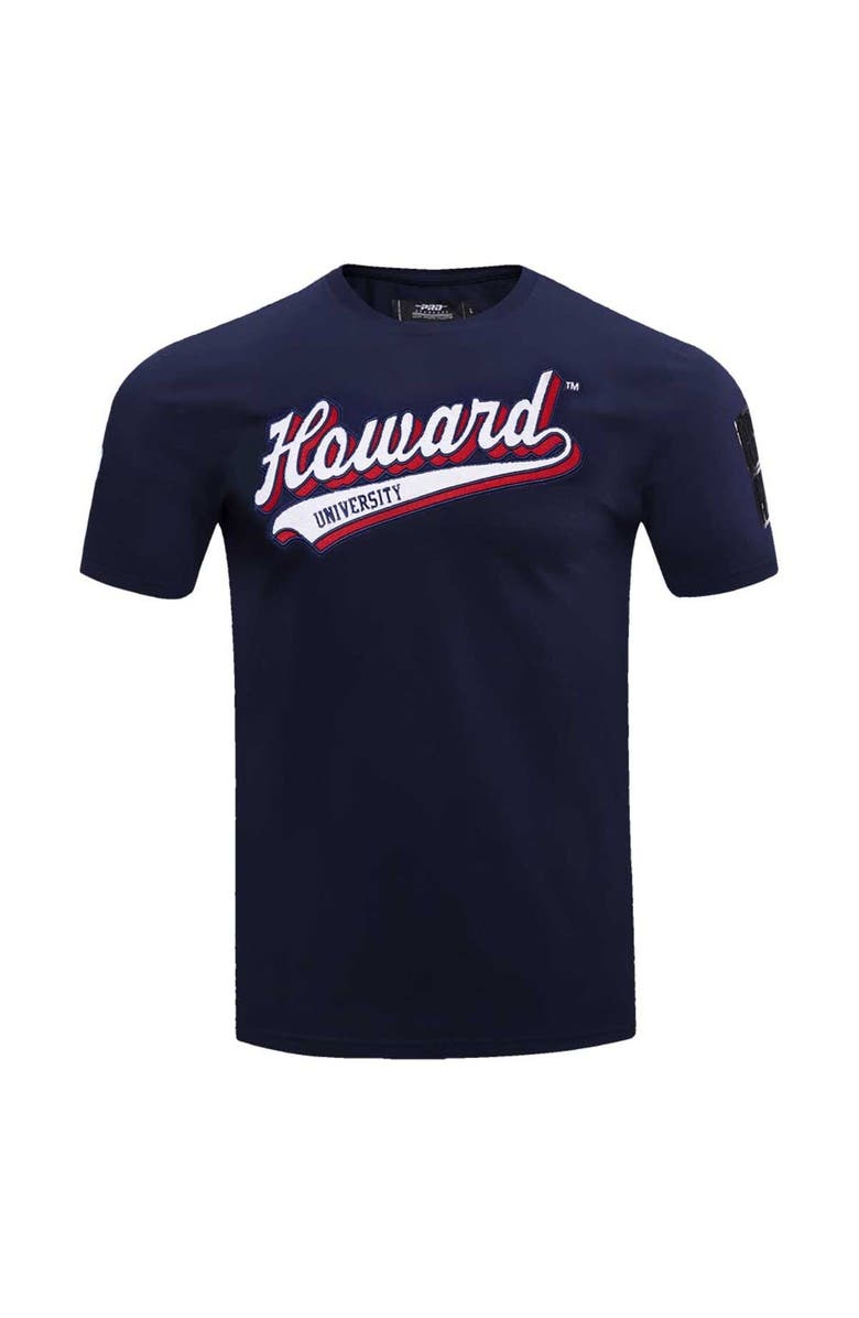 PRO STANDARD Men's Pro Standard Navy Howard Bison Script Tail T-Shirt, Alternate, color,