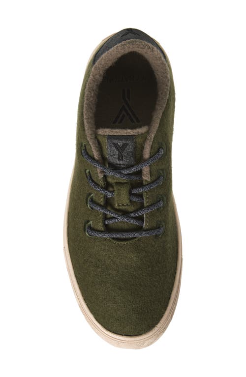 Yy Nation Cirro Wool Blend Water Resistant Low Top Sneaker In Green