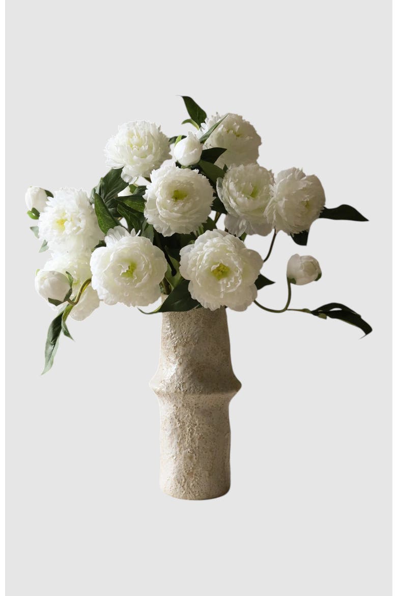 White Peony Flower, Alternate, color, White