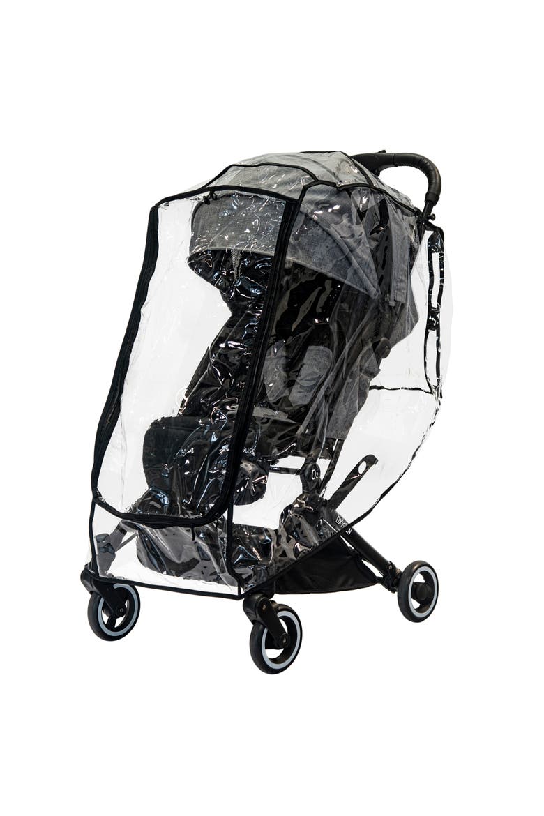 Universal Stroller Rain Cover - Waterproof, Easy to Use & Fits Most Strollers, Main, color, Black