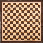 Lost Pattern Checkerboard Pocket Square