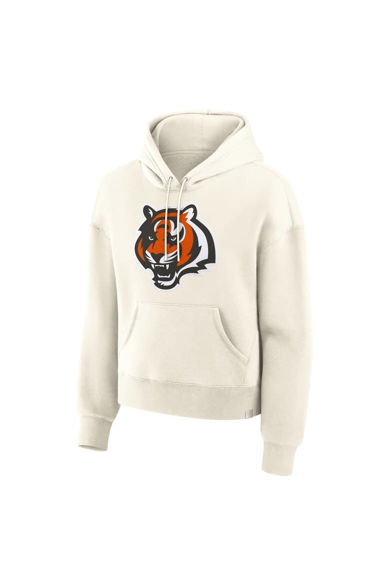 Women's Fanatics Cream Cincinnati Bengals Dove Legacy Pullover Hoodie, Alternate, color, Cream