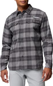 Columbia Big & Tall Pfg Topwater Tech Flannel Sport Shirt V2