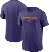 Nike Men's Nike Purple Baltimore Ravens Sideline Performance T-Shirt