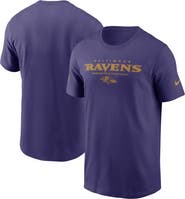 Nike Men's Nike Purple Baltimore Ravens Sideline Performance T-Shirt