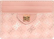 Sam Edelman Harper Monogram Faux Leather Card Case