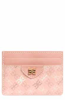 Sam Edelman Harper Monogram Faux Leather Card Case