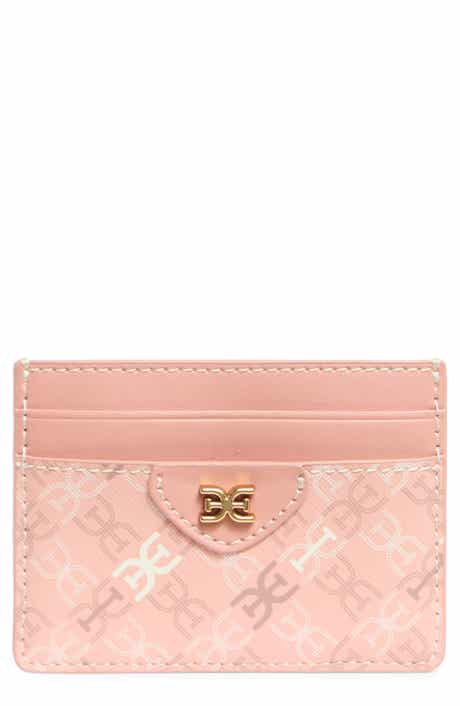 Sam Edelman Harper Monogram Faux Leather Card Case