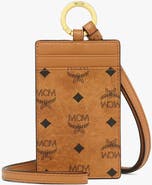 MCM Lanyard ID Card Holder in Visetos