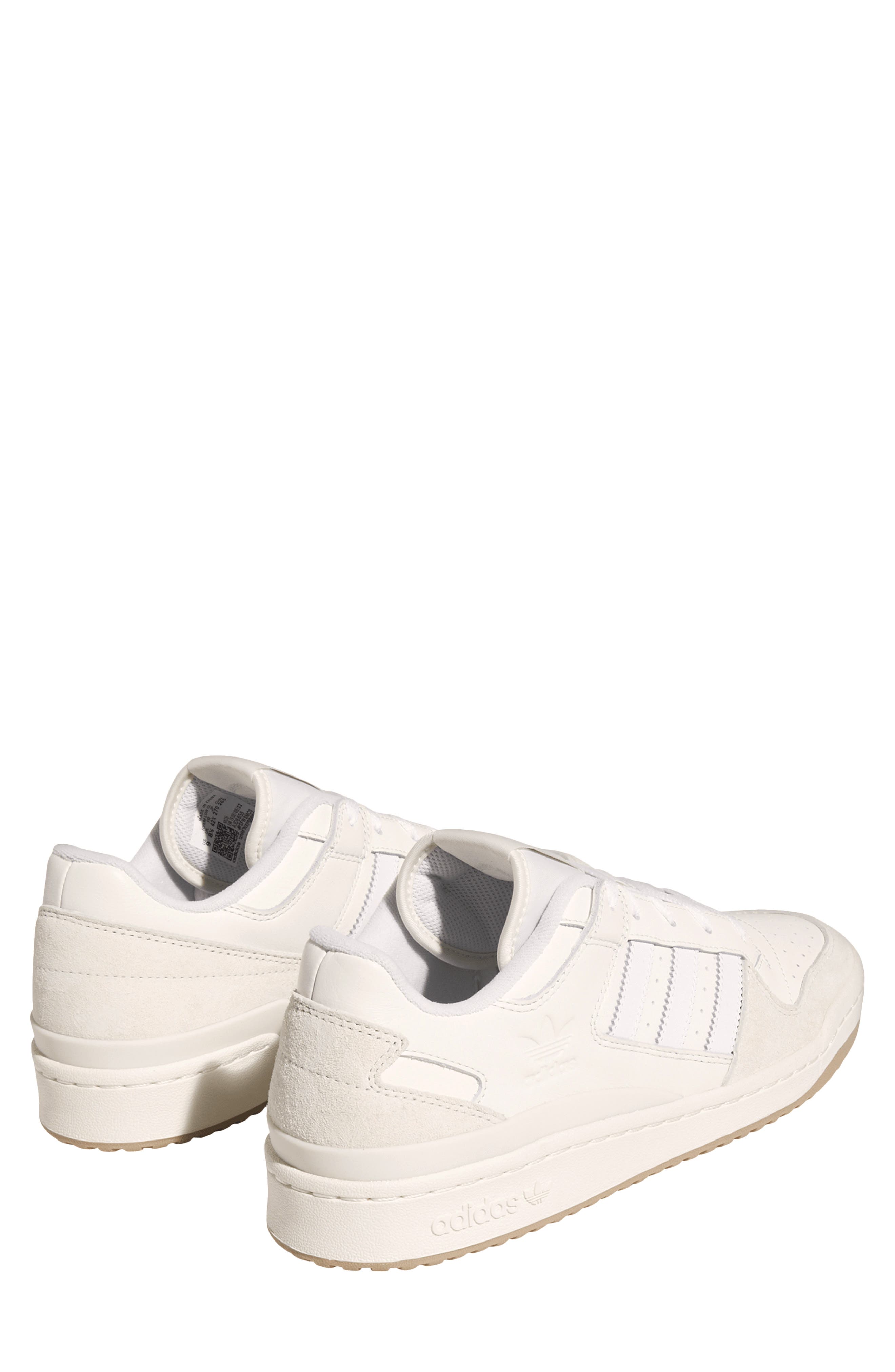 Forum Low Basketball Sneaker, Alternate, color, CHALK WHITE/ CRYSTAL WHITE