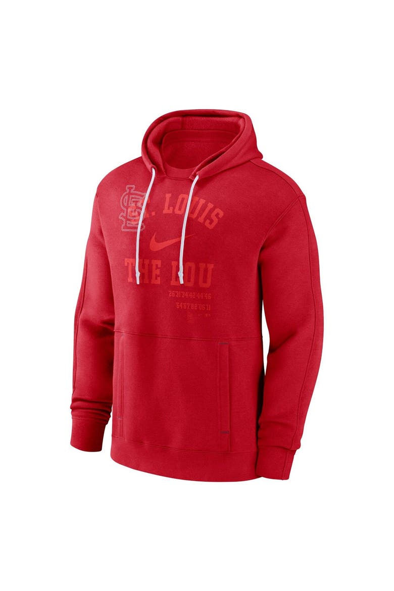 Men's Nike Red St. Louis Cardinals Statement Ball Game Pullover Hoodie, Alternate, color, Red