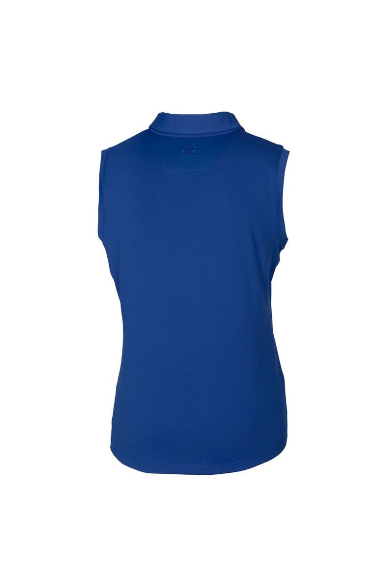 Cutter & Buck Women's Cutter & Buck Royal Denver Broncos Throwback Logo Forge Stretch Sleeveless Polo, Alternate, color,