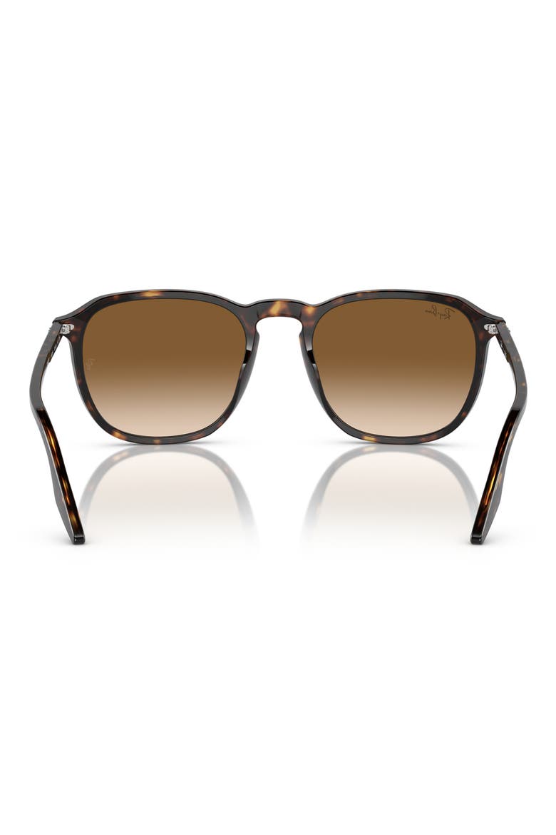 52mm Square Sunglasses, Alternate, color, HAVANA